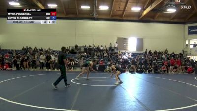 124 lbs Champ. Round 2 - Ayten Elbarbary, Cuesta vs Myra Pressnell, Umpqua Community College