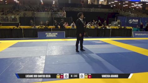 Vanessa Arango vs Luciane Dos Santos Silva 2025 Pan Jiu Jitsu IBJJF Championship