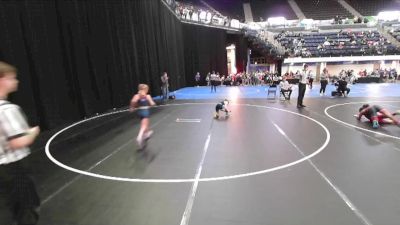 Girls 3rd-4th Grade - 63 Champ. Round 2 - Finley Uhlenhake, Immortal Athletics WC vs Lennon Gray, Outlaw Wrestling Club