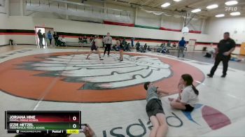 94-103 lbs Cons. Semi - Izzie Hetzel, Thermopolis Middle School vs Joriana Hine, Powell Middle School