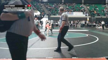 7A 126 lbs Cons. Round 2 - Manuel Flores-bueno, Hoover vs Lucas Turner, Thompson HS