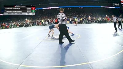 D2-138 lbs Semifinal - Trenden Bashore, DeWitt HS vs Austin Gyorkos, Plainwell HS