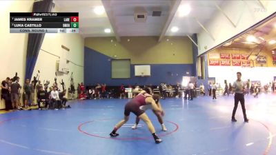 165 lbs Cons. Round 5 - James Kramer, Laguna Beach vs Luka Castillo, Damien