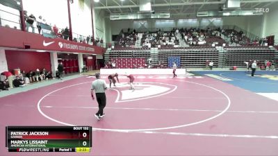 174 lbs Quarterfinal - Markys Lissaint, American International vs Patrick Jackson, Gannon