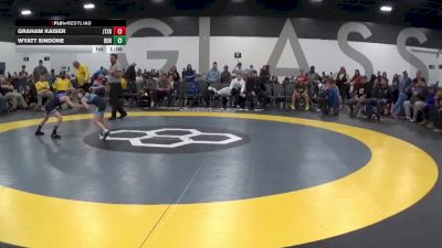 55 lbs Round 3 (6 Team) - Graham Kaiser, Junior Terps Xtreme vs Wyatt Sindone, Dundee Wrestling