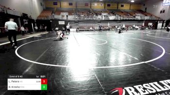 141 lbs Consi Of 8 #2 - Lucas Peters, Indiana vs Bryce Kresho, F&M