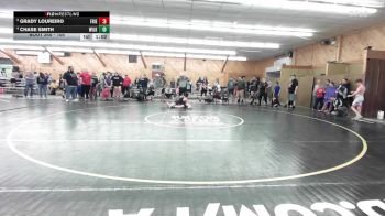 105 lbs Semifinal - Grady Loureiro, Friendsville vs Chase Smith, Wilkes-Barre