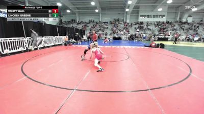 138 lbs Consi Of 64 #1 - Wyatt Wall, MN vs Lincoln Greene, SC