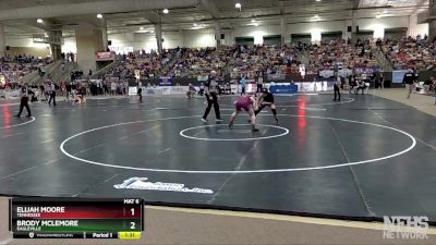 A 150 lbs Quarterfinal - Brody McLemore, Eagleville vs Elijah Moore, Tennessee