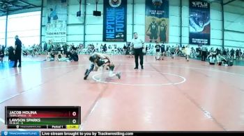 84 lbs Rd# 8- 12:30pm Saturday Final Pool - Lawson Sparks, PA Blue vs Jacob Molina, Terps Xpress