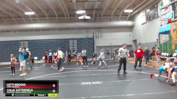 80 lbs Round 3 - Letti Brooks, DIXIE Hornets vs Colin Satterfield, Eastside Youth Wrestling