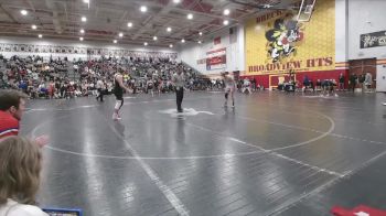 175 lbs Champ. Round 2 - Lincoln Goans, West Holmes vs Colin Wooldridge, Cincinnati LaSalle