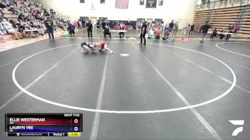 124 lbs Cons. Semi - Ellie Westerman, MN vs Lauryn Vee, WI