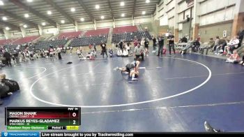 84 lbs Placement (16 Team) - Mason Shank, Crooks County vs Markus Reyes-Gladamez, Utah Green