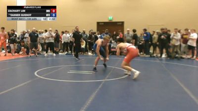144 lbs Champ. Rd Of 32 - Zachary Lim, Doughboy Wrestling Club vs Tanner Guenot, M2 Training Center