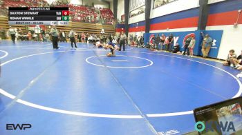 92 lbs Quarterfinal - Daxton Stewart, Vian Wrestling Club vs Ronan Winkle, Raw Wrestling Club