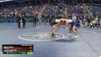 2A 220 lbs 3rd Place Match - Chase Crayton, Mount Pleasant vs Reed Fugle, Salisbury