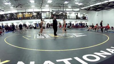 124 lbs Round 5 (16 Team) - Rebecca Di Silvestro, Carthage University vs Juliana Diaz, Delaware State University