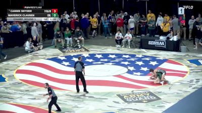 Champ. Round 1 - Cannin Snyder, Philip/Kadoka Area/Wall vs Maverick Clausen, Clark/Willow Lake