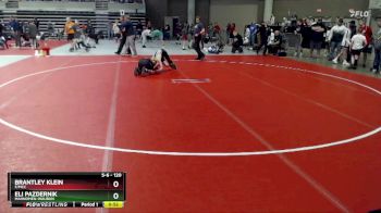 120 lbs Cons. Round 3 - Eli Pazdernik, Mahnomen-Waubun vs Brantley Klein, F/MCC