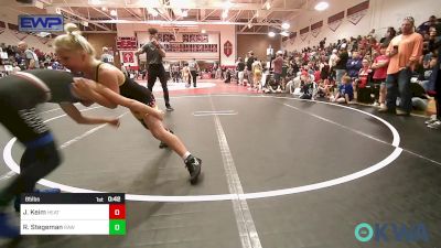 85 lbs Consi Of 8 #2 - Jace Keim, Heat vs Robert Stegeman, Raw Wrestling Club