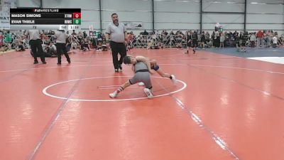 72 lbs Round 4 - 1:30pm Friday - Evan Thiele, Rough House W.C., CA vs Mason Simons, Terps Xtreme