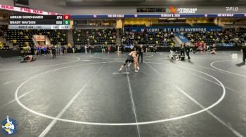 190 lbs Cons. Round 1 - Abram Gordhamer, Apple Valley vs Brady Wayson, Don Bosco