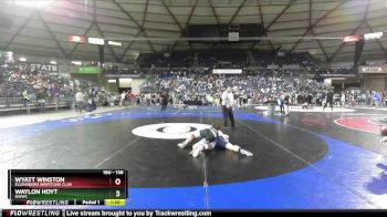 138 lbs Quarterfinal - Waylon Hoyt, NWWC vs Wyatt Winston, Ellensburg Wrestling Club