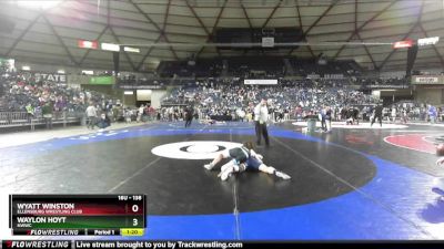 138 lbs Quarterfinal - Waylon Hoyt, NWWC vs Wyatt Winston, Ellensburg Wrestling Club