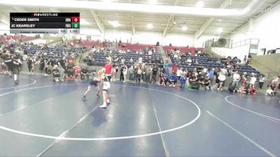 73 lbs Cons. Round 5 - Ceder Smith, Sanderson Wrestling Academy vs Jc Kearsley, Fremont Wrestling Club