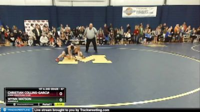 67 lbs Quarterfinal - Christian Collins-Garcia, Hawk Wrestling Club vs Wynn Watson, Homedale