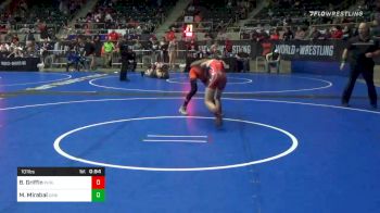 101 lbs Consolation - Bryce Griffin, Purler Wrestling Academy vs Moses Mirabal, Daniel Cormier Wrestling