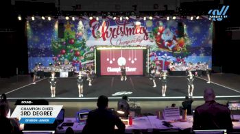 Champion Cheer - 3rd Degree [2024 L3 Junior] 2024 Spirit Celebration Christmas Grand Nationals