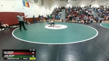 126 lbs Cons. Round 1 - Jake Rocha, Cheyenne East vs Kai Teeter, Thunder Basin