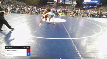 145 lbs Rnd Of 32 - Kingston McPherson, Washington vs Trevor Jones, New Jersey