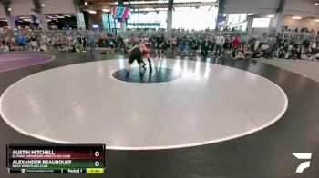 200 lbs 1st Place Match - Austin Mitchell, El Paso Enforcers Wrestling Club vs Alexander Beaubouef, Rock Wrestling Club