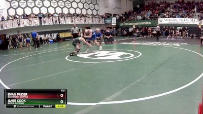 113 lbs Cons. Round 1 - Evan Puder, Olentangy Orange vs Gabe Cook, Elyria Catholic