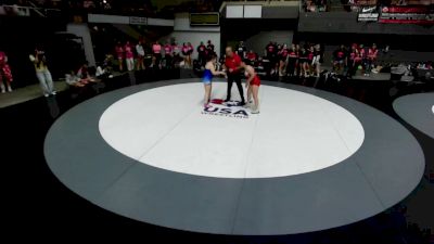155 lbs Dulcy Martinez, SJWA - San Joaquin Wrestling Association vs Giulianna Pekelder, SDIKWA - San Diego-Imperial Kids Wrestling Association