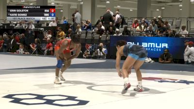 50 kg 1st Place Match - Erin Golston, Nyac vs Katie Gomez, Titan Mercury Wrestling Club (TMWC)
