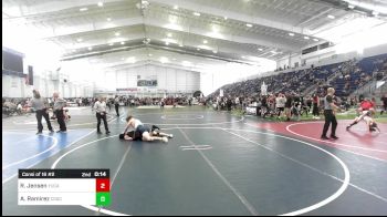 165 lbs Consi Of 16 #2 - Riley Jensen, Yucaipa Thunder WC vs Angel Ramirez, Coachella Valley WC