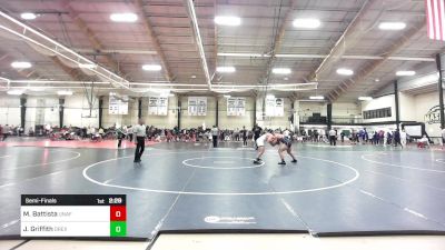 197 lbs Semifinal - Michael Battista, Unaffiliated - COLLEGE vs Justin Griffith, Drexel (DRXL) - UNATT