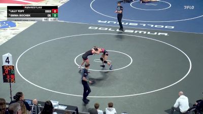 115 lbs Champ. Round 1 - Lilly Toft, Brookings vs Emma Bochek, Clark/Willow Lake