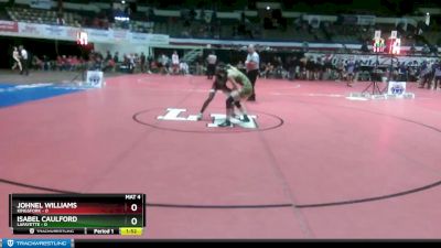 106 lbs Semifinals (8 Team) - Isabel Caulford, Lafayette vs Johnel Williams, Kingsfork