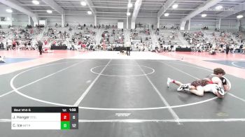 132 lbs Rr Rnd 2 - Johnny Hanger, Steller Trained Black vs Cam Ice, MetroWest United Black