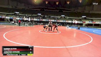 165 lbs Finals (2 Team) - Christian Leonard, Poquoson vs Darren Elston, Kings Fork