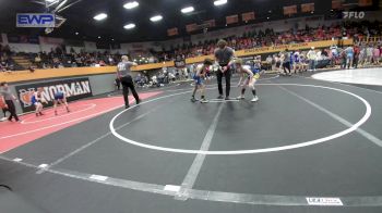 70 lbs 5th Place - Corbin Hawkins, Noble Takedown Club vs Wade Alexanader, Bridge Creek Youth Wrestling