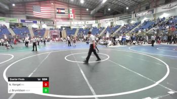 77 lbs Quarterfinal - Nico Rangel, Big Game vs Jaxon Brynildson, High Kaliber