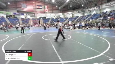 77 lbs Quarterfinal - Nico Rangel, Big Game vs Jaxon Brynildson, High Kaliber