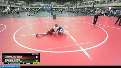 87 lbs Cons. Round 2 - Conrad Davidson, Askren Wrestling Academy vs Gabe Honnette, Flat Earth Wrestling Club