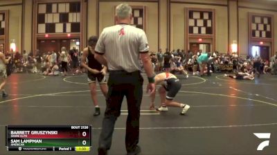 125/140 5th Place Match - Sam Lampman, American vs Barrett Gruszynski, Shore Elite